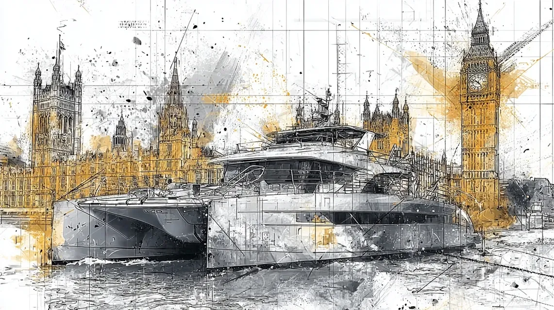 The Silver Raven, finally electric tour boat in the United Kingdom